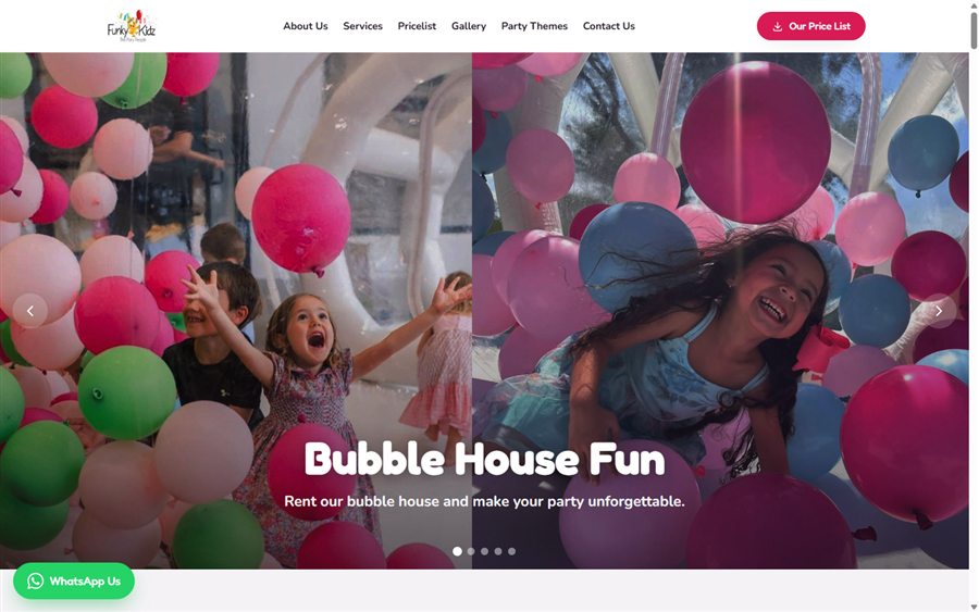 Funky Kidz website